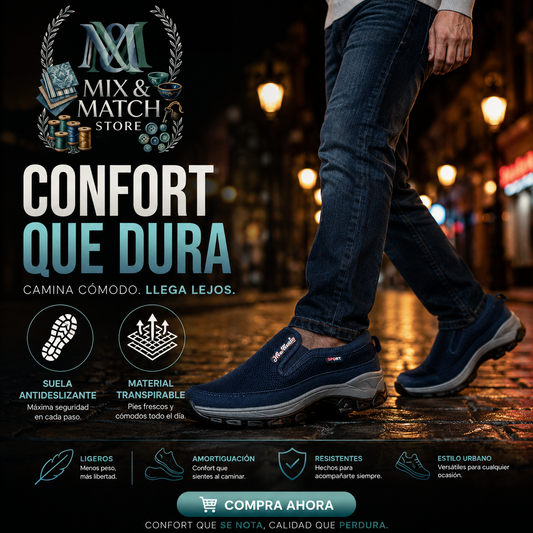 Mocasín Titanium Comfort: Elegancia, confort y estilo sin esfuerzo